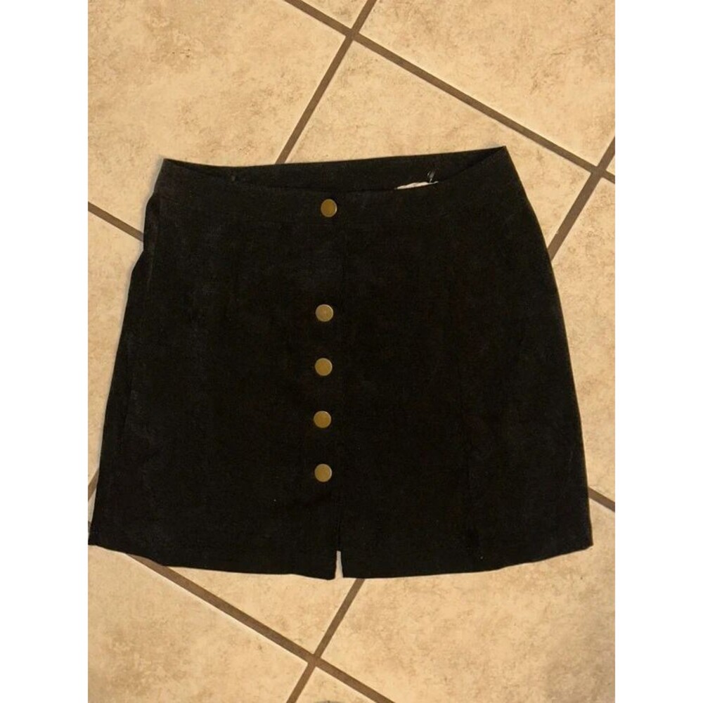 Women’s Black Corduroy Entro Skirt Size Large